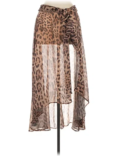 Pre-owned Surf Gypsy Casual Skirt In Brown