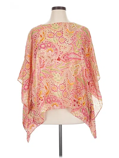 Pre-owned Susan Graver Kimono In Pink