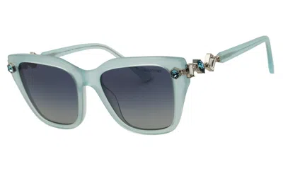 Swarovski 0sk6041 Sunglasses In Blue