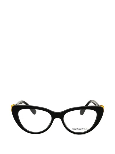 Swarovski Crystal-embellished Cat-eye Glasses In Black