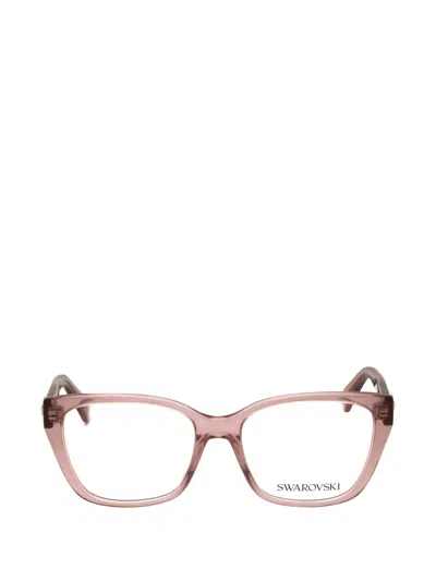 Swarovski Crystal-embellished Cat-eye Glasses In Pink