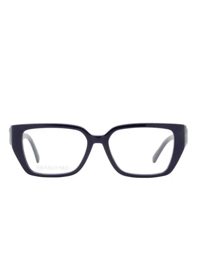 Swarovski Eyewear Sk5446 Glasses In Blue