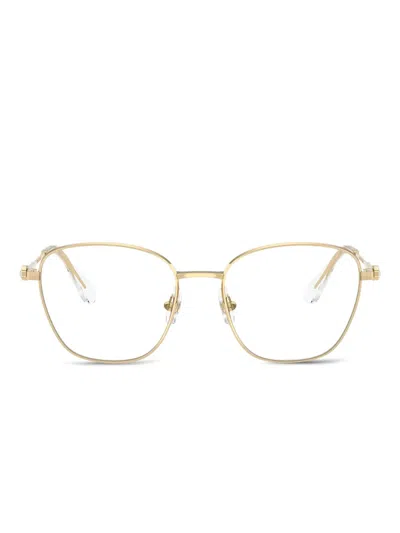Swarovski Eyewear Square-frame Glasses In Gold