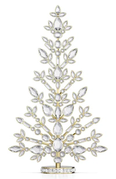 Swarovski Gema Crystal Christmas Tree Ornament In Gray
