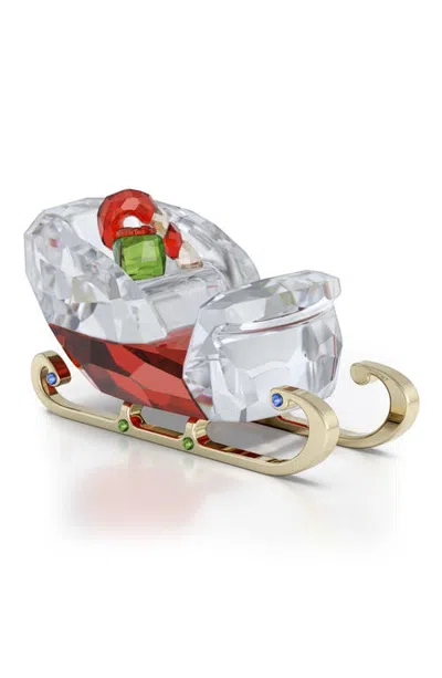 Swarovski Holiday Cheers Sleigh Ornament In Multi