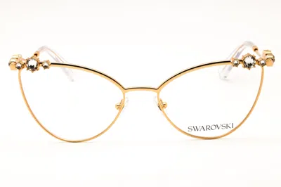 Swarovski Sk1033 Eyeglasses In Gold