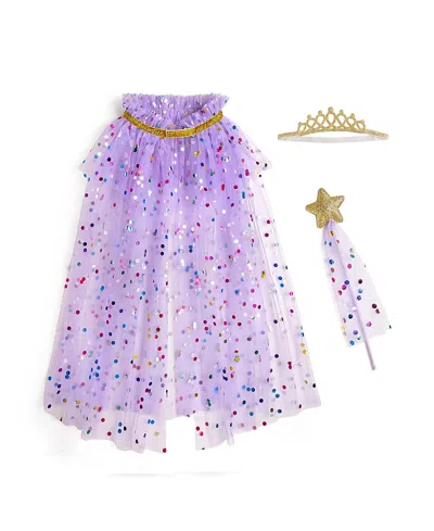 Sweet Wink Girls' Lavender Confetti Dress Up Kit - Little Kid, Big Kid In Purple