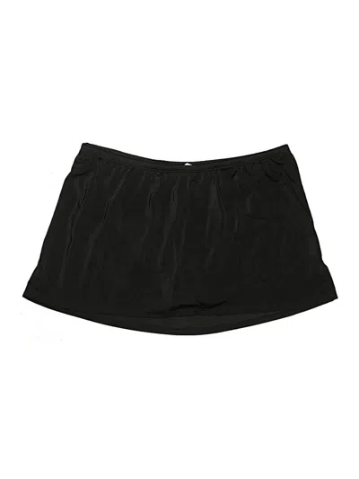 Pre-owned Swim By Cacique Skort In Black