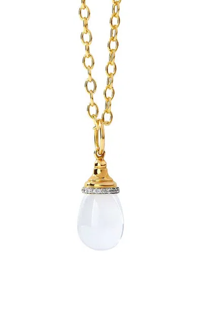 Syna Origin Mini Drop Pendant In Moon Quartz