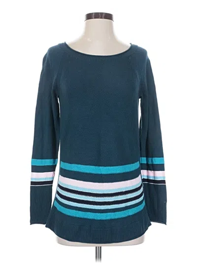 Pre-owned T By Talbots Pullover Sweater In Teal