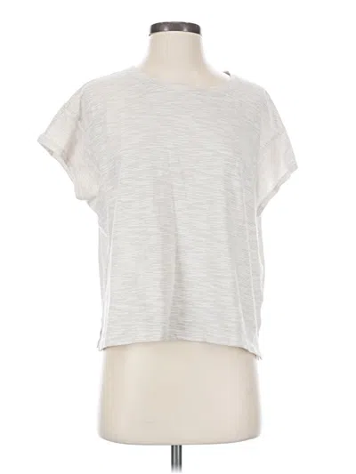 Pre-owned T By Talbots Short Sleeve T-shirt In Silver