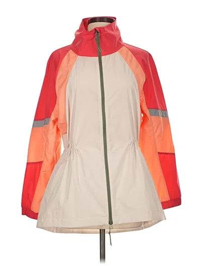 Pre-owned T By Talbots Windbreaker Jacket In Orange