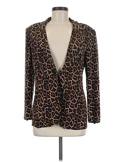 Pre-owned T Tahari Blazer Jacket In Brown