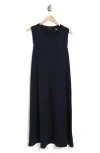 T Tahari Tank Midi Dress In Classic Navy