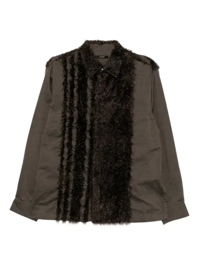 Taakk Long-sleeve Shirt In Brown