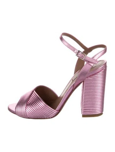 Pre-owned Tabitha Simmons Leather In Pink