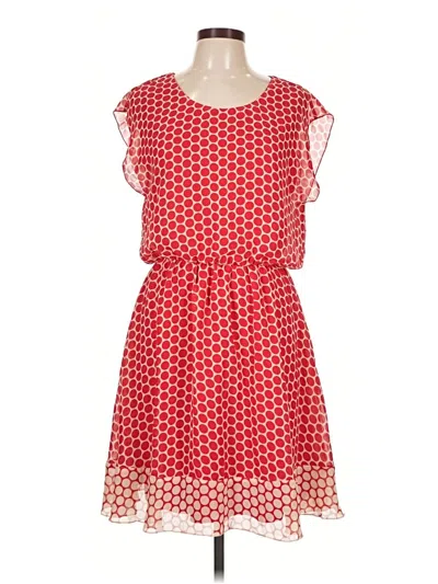 Pre-owned Tacera Casual Dress In Red