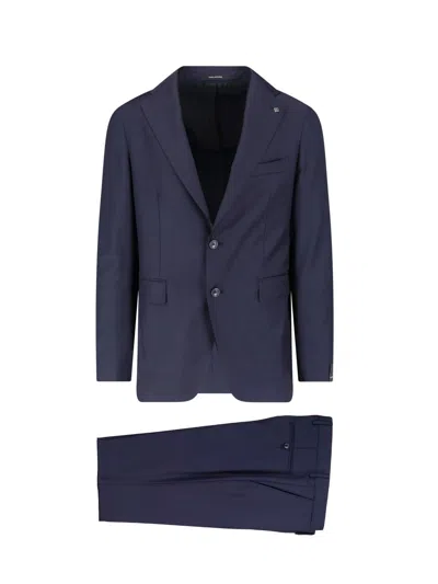 Tagliatore Tailored Two-piece Suit In Blue
