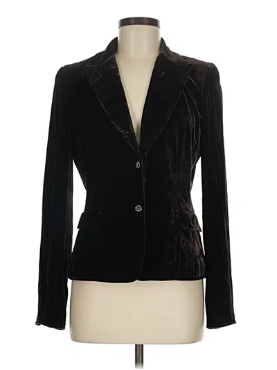 Pre-owned Tahari Blazer Jacket In Black