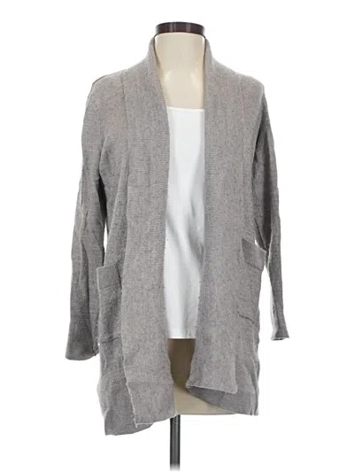 Pre-owned Tahari Cardigan Sweater In Gray