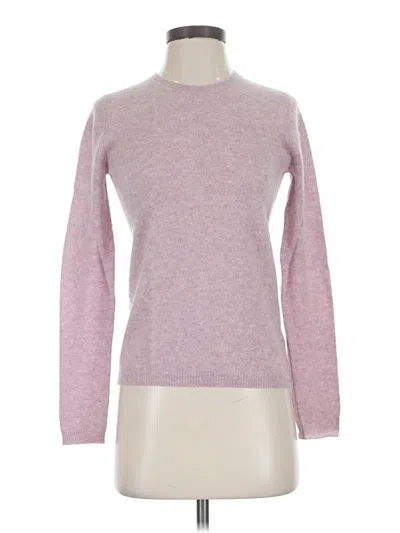 Pre-owned Tahari Cashmere Pullover Sweater In Pink