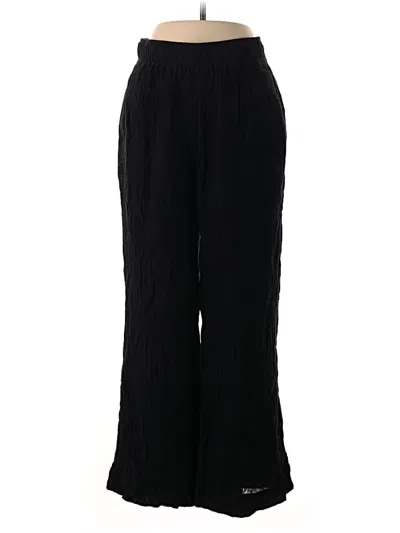 Pre-owned Tahari Linen Pants In Black
