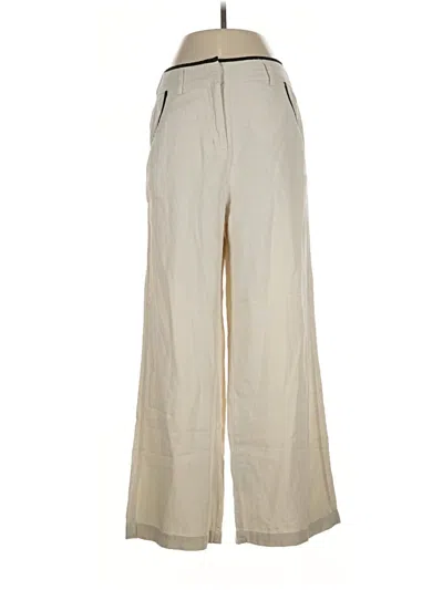 Pre-owned Tahari Linen Pants In Tan