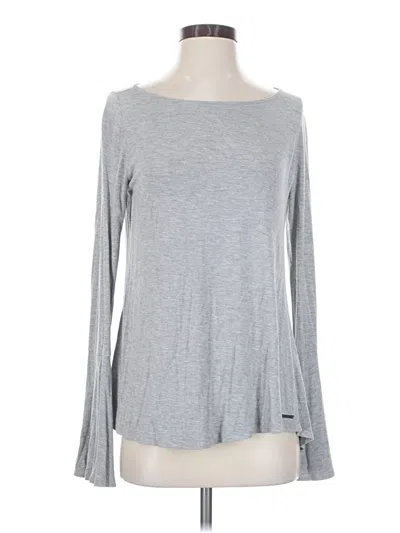 Pre-owned Tahari Long Sleeve T-shirt In Gray