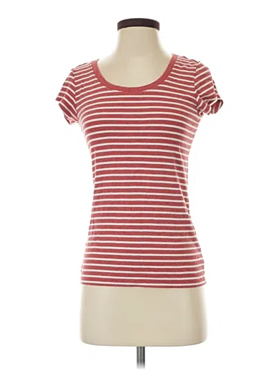 Pre-owned Tahari Short Sleeve T-shirt In Red