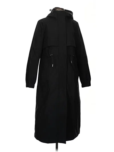 Pre-owned Tahari Trenchcoat In Black