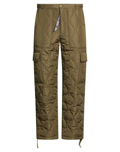 Taion Man Pants Military Green Size Xl Polyester In Multi