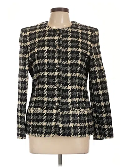 Pre-owned Talbots Cardigan Sweater In Black
