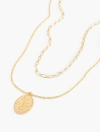 Talbots Coffee To Cocktails Necklace - Gold - 001
