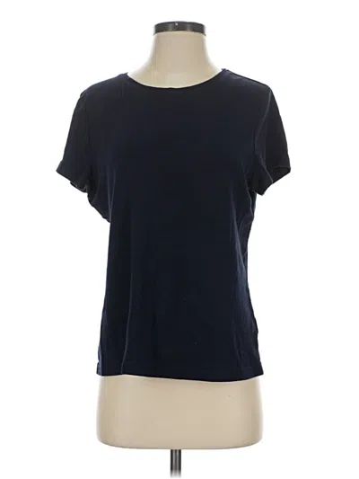 Pre-owned Talbots Outlet Short Sleeve T-shirt In Blue