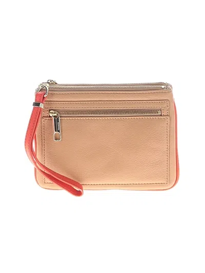 Pre-owned Talbots Wristlet In Tan
