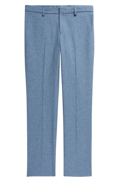 Tallia Kids' Linen Blend Dress Pants In Blue