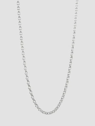 Tamara Comolli Women's 18k White Gold Belcher-link Long Chain Necklace/35"