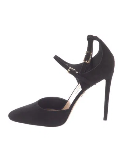 Pre-owned Tamara Mellon Suede Pumps In Black