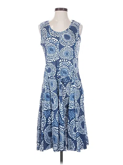 Pre-owned Tango Mango Casual Dress In Blue