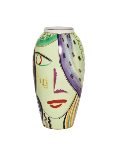 Tania Bulhões Vase Portrait Large In Multi