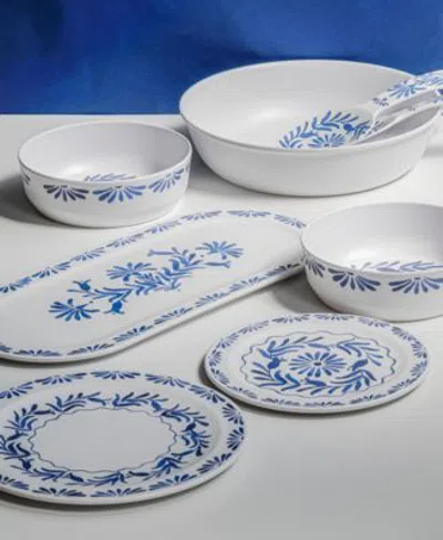 Tarhong Tar Hong Azul Melamine Dinnerware Collection In Blue