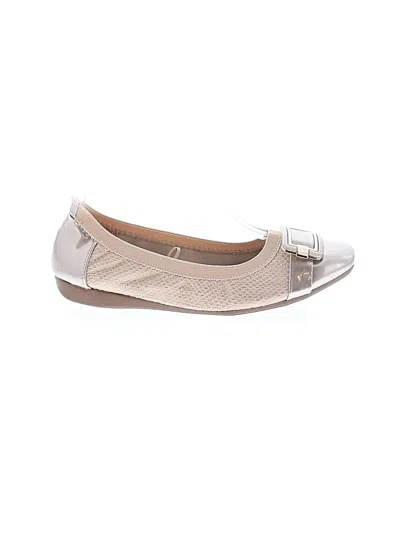 Pre-owned Taryn Rose Flats In Silver