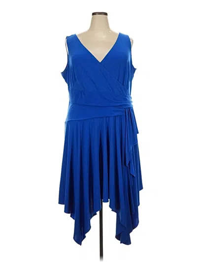 Pre-owned Taylor Cocktail Dress In Blue