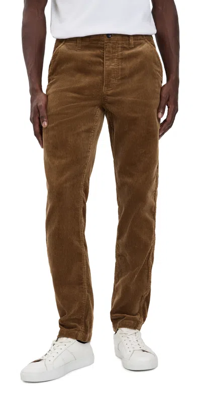 Taylor Stitch The Carnegie Corduroy Pants Bourbon In Multi