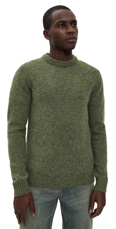 Taylor Stitch The Eastmoor Sweater In Spruce Wool Spruce In Multi