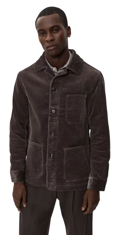 Taylor Stitch The Ojai Jacket In Soil Corduroy Soil In Multi