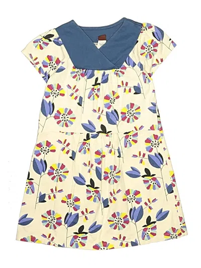 Pre-owned Tea Kids' Dress In Yellow