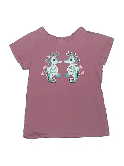 Pre-owned Tea Kids' Short Sleeve T-shirt In Purple