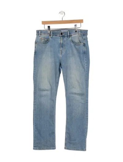 Pre-owned Tecovas Mid-rise Straight Leg Jeans In Blue