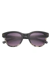 Ted Baker 52mm Cat Eye Sunglasses In Metallic